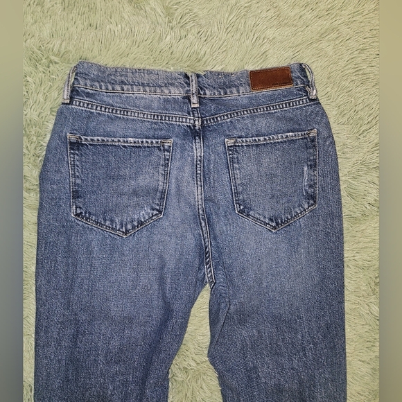 ALLSAINTS  Women Amy Girlfriend Distressed Jeans - Picture 5 of 12